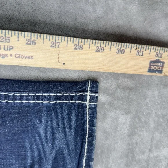 Rock Revival Jeans Mens 30 (Fits 31x29) Robin Straight Dark - Picture 14 of 16